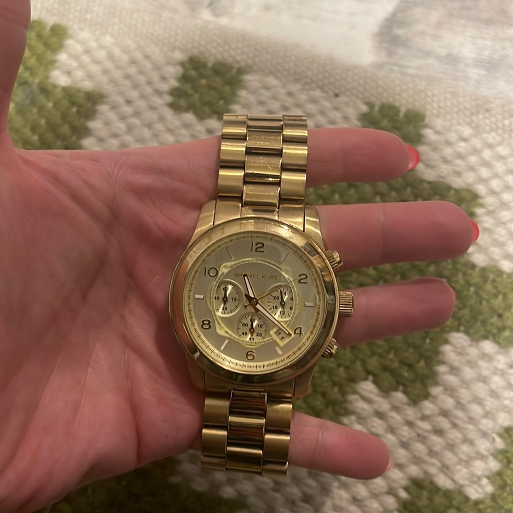 Michael Kors Gold large watch